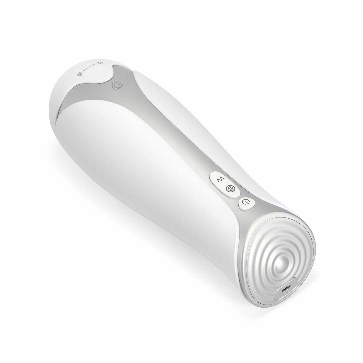 Albus masturbateur gonflable et aspirant - Blanc