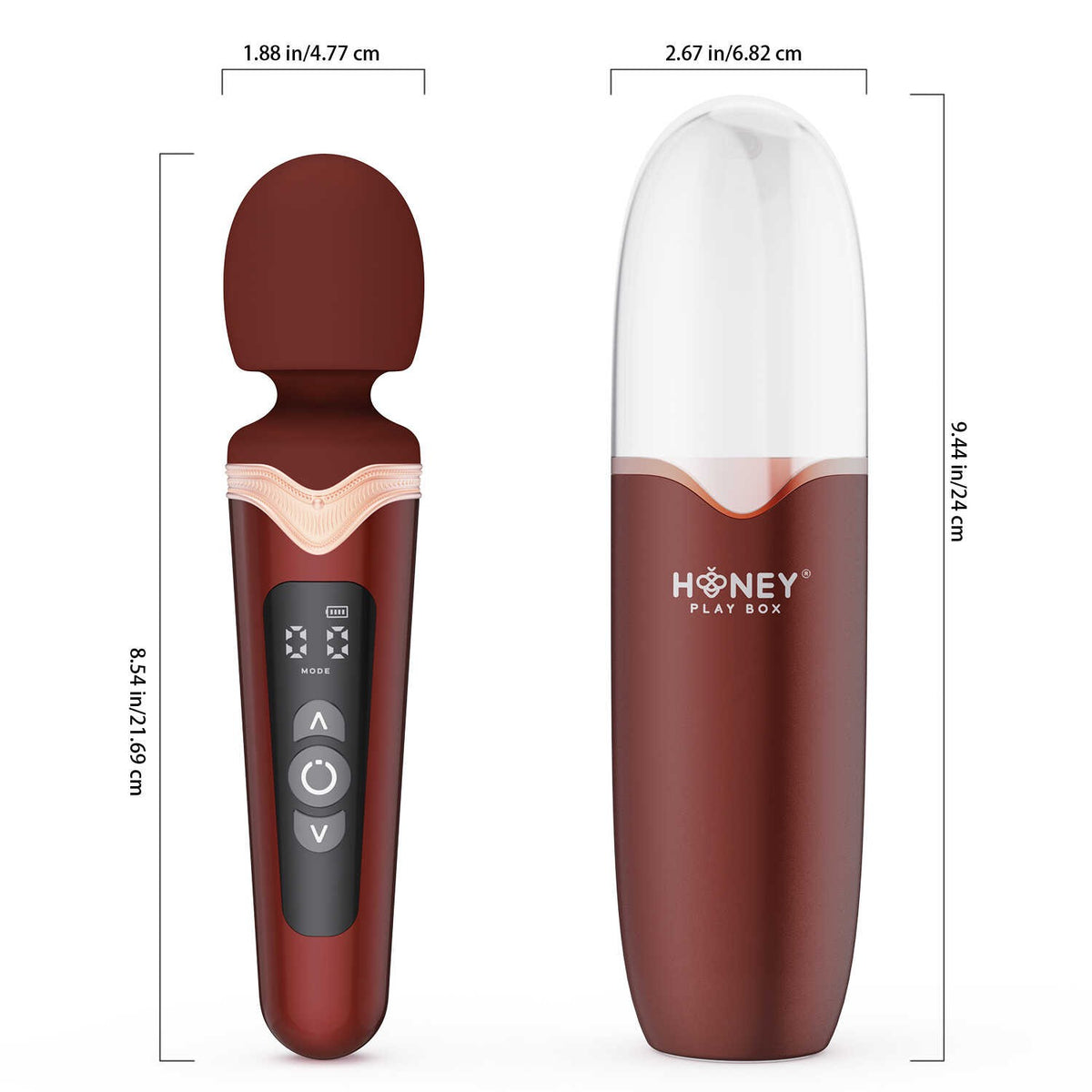 Stormi puissant wand masseur avec étui de charge