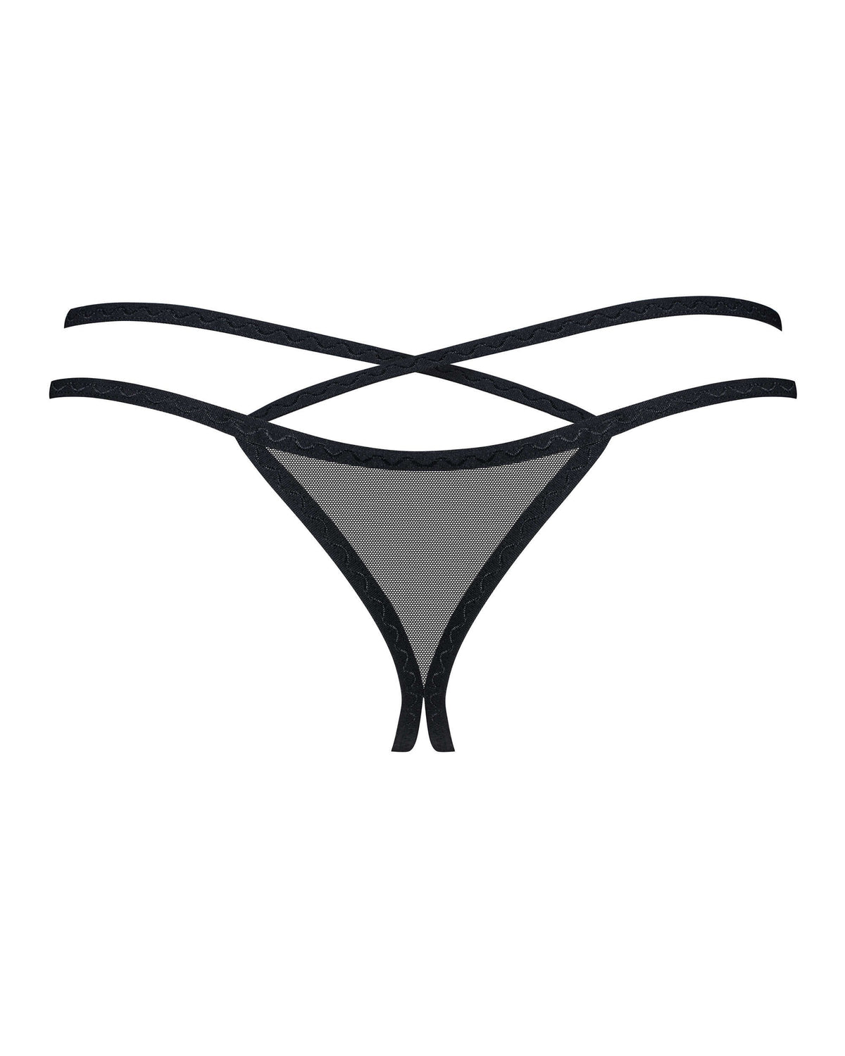 Vila blanes string ouvert - Noir