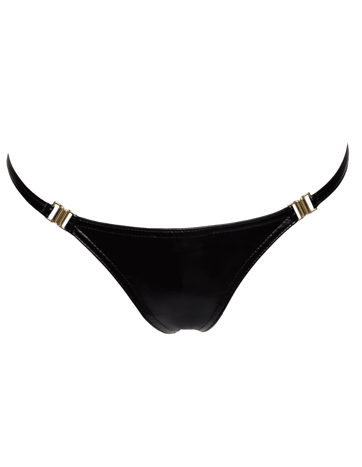 P008 Culotte Powerwetlook avec fermoir doré