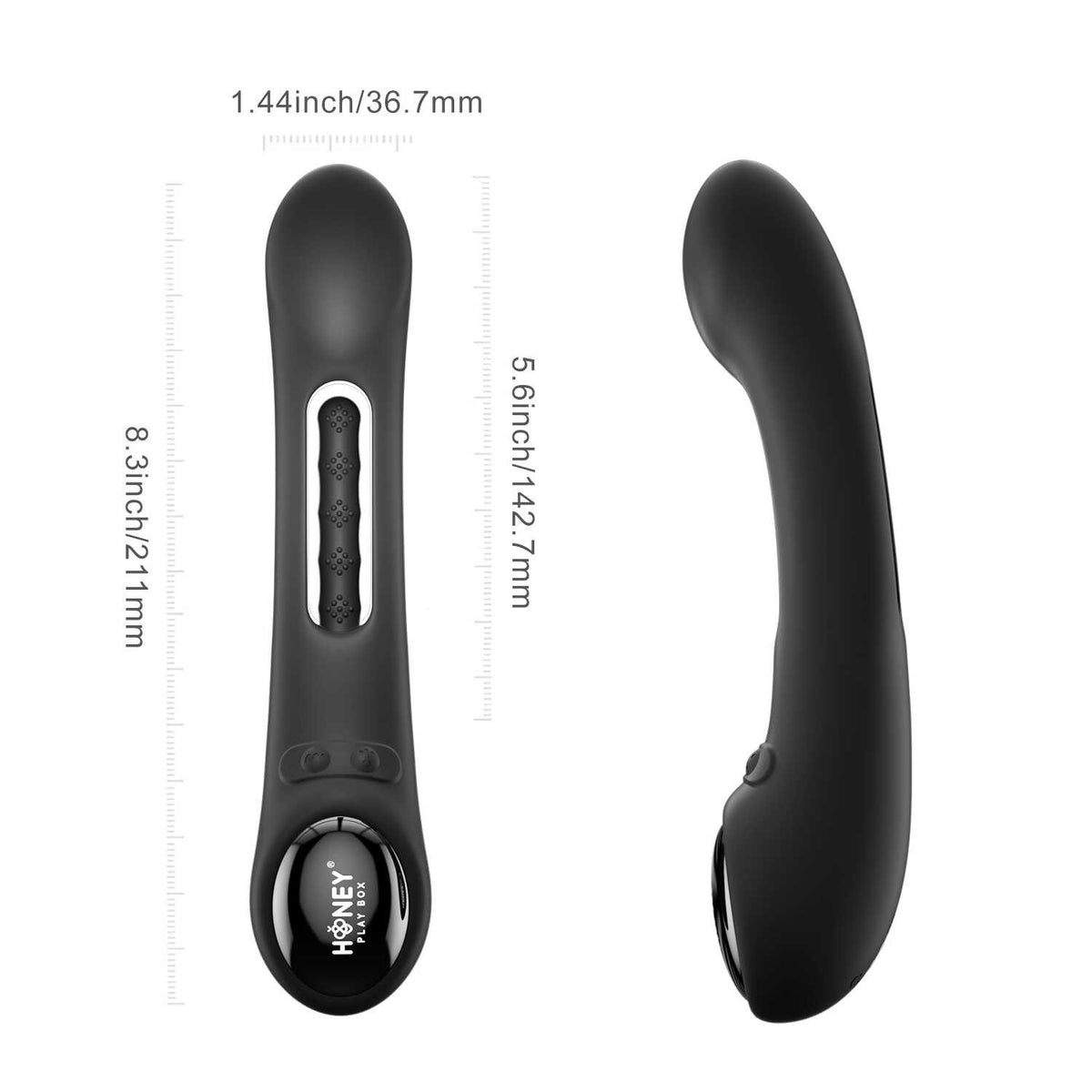 Tempo vibromasseur G-spot avec capteurs de pression et application