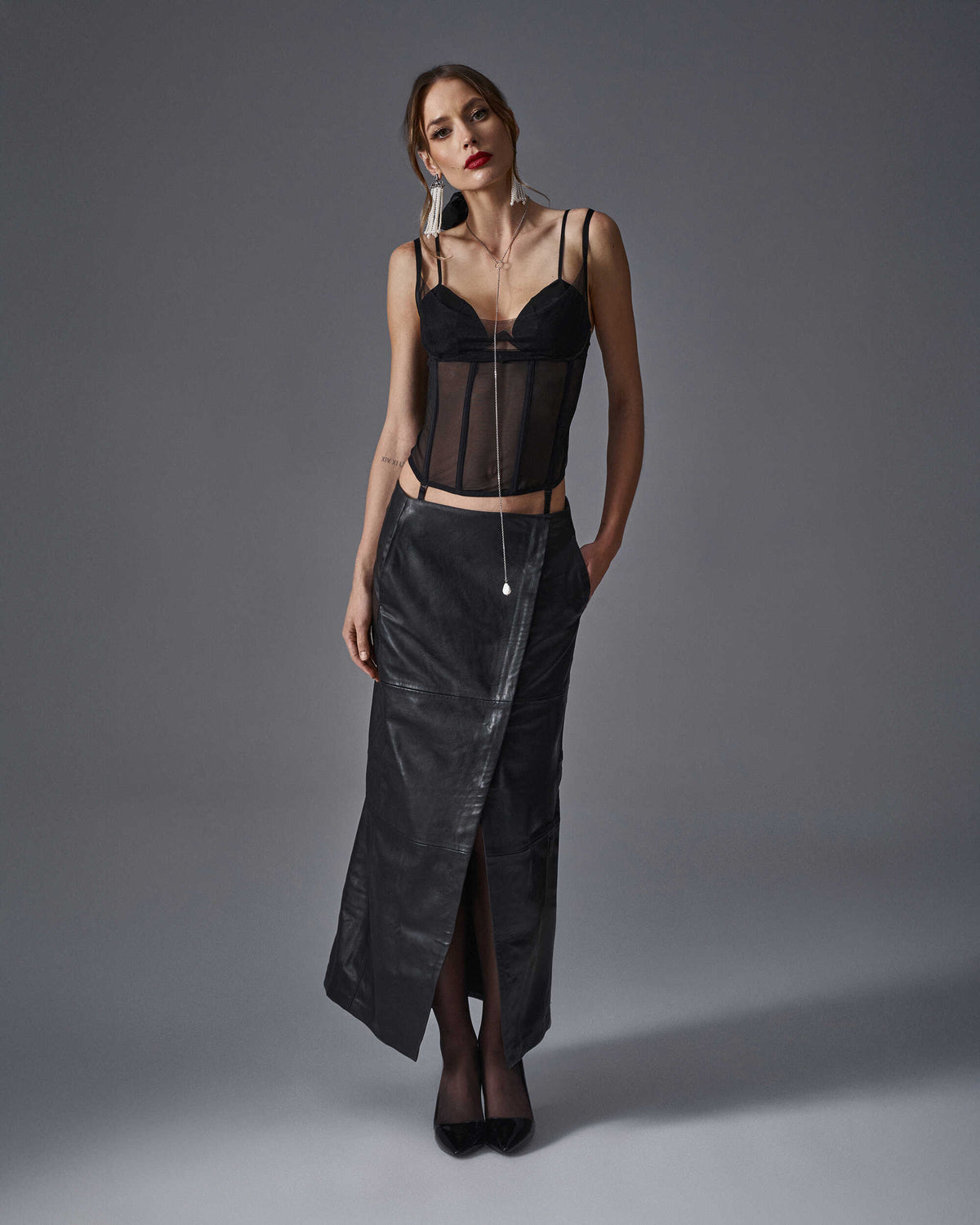 Sibilie corset - Noir