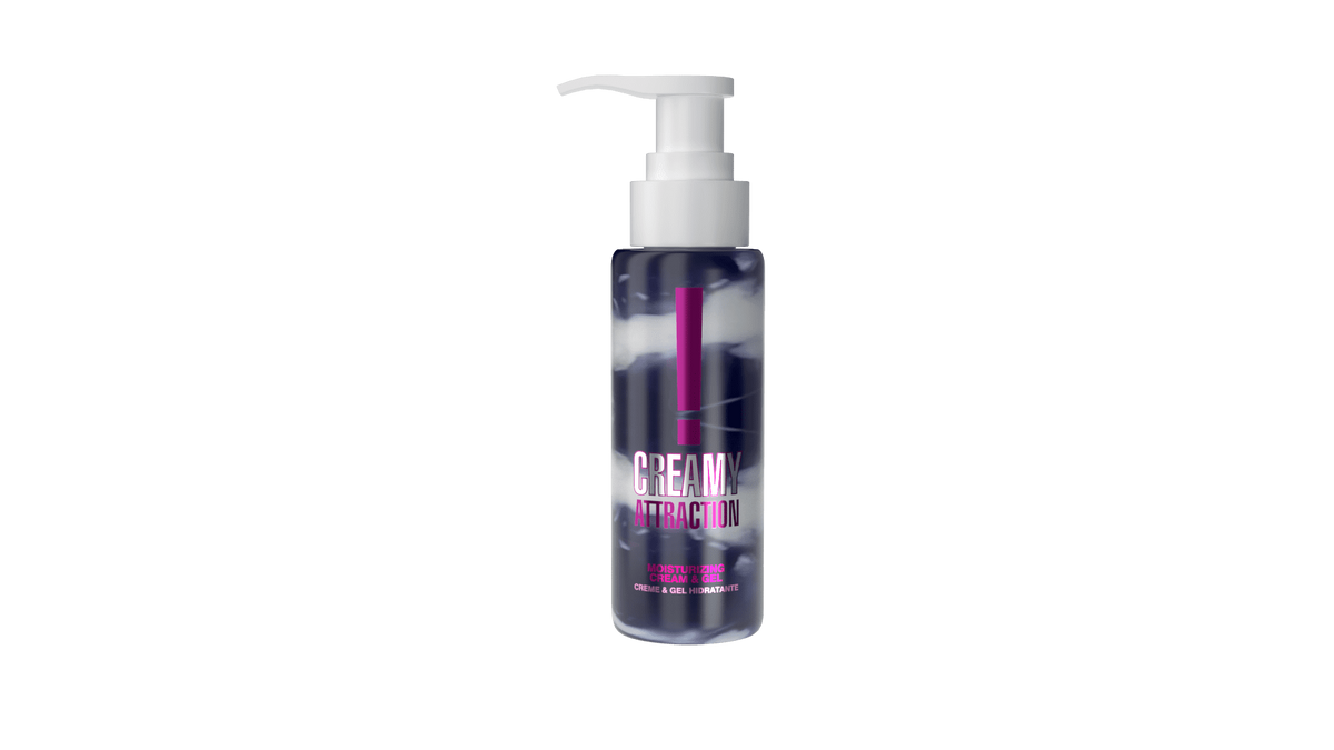 Creamy attraction - Crème et gel de massage embrassable à la mûre