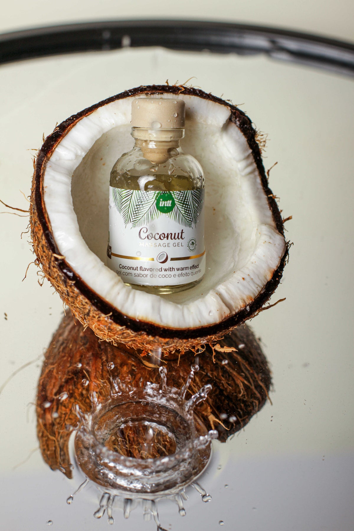Vegan Massage gel noix de coco - Gel embrassable