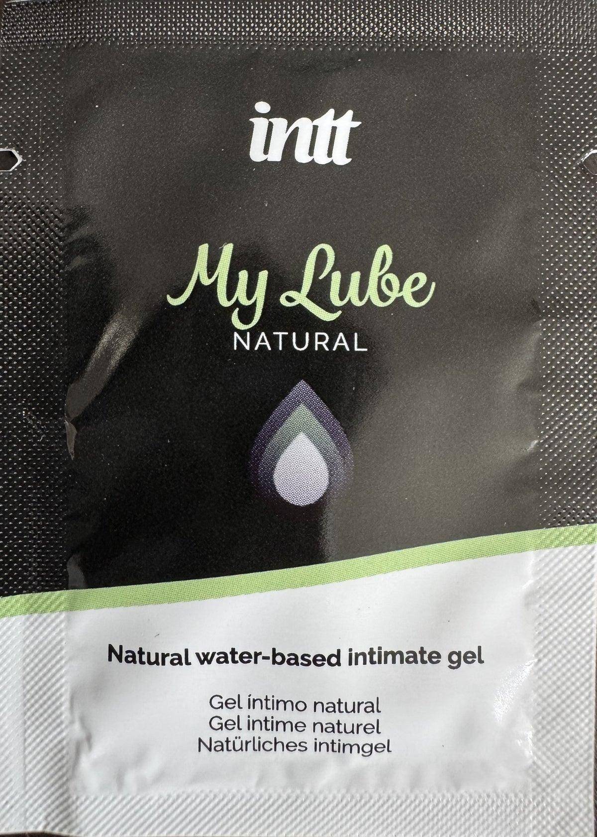 Echantillon My lube natural - Lubrifiant base eau 2ml