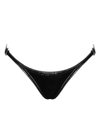P014 Dominae String en PVC avec fermeture argentée