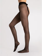 Cute Dream Collants ouverts 20 DEN - Noir