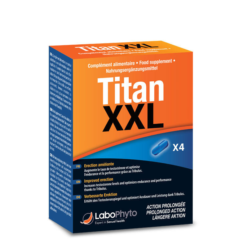 Titan XXL Homme - 4 comprimés