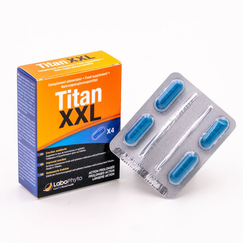 Titan XXL Homme - 4 comprimés