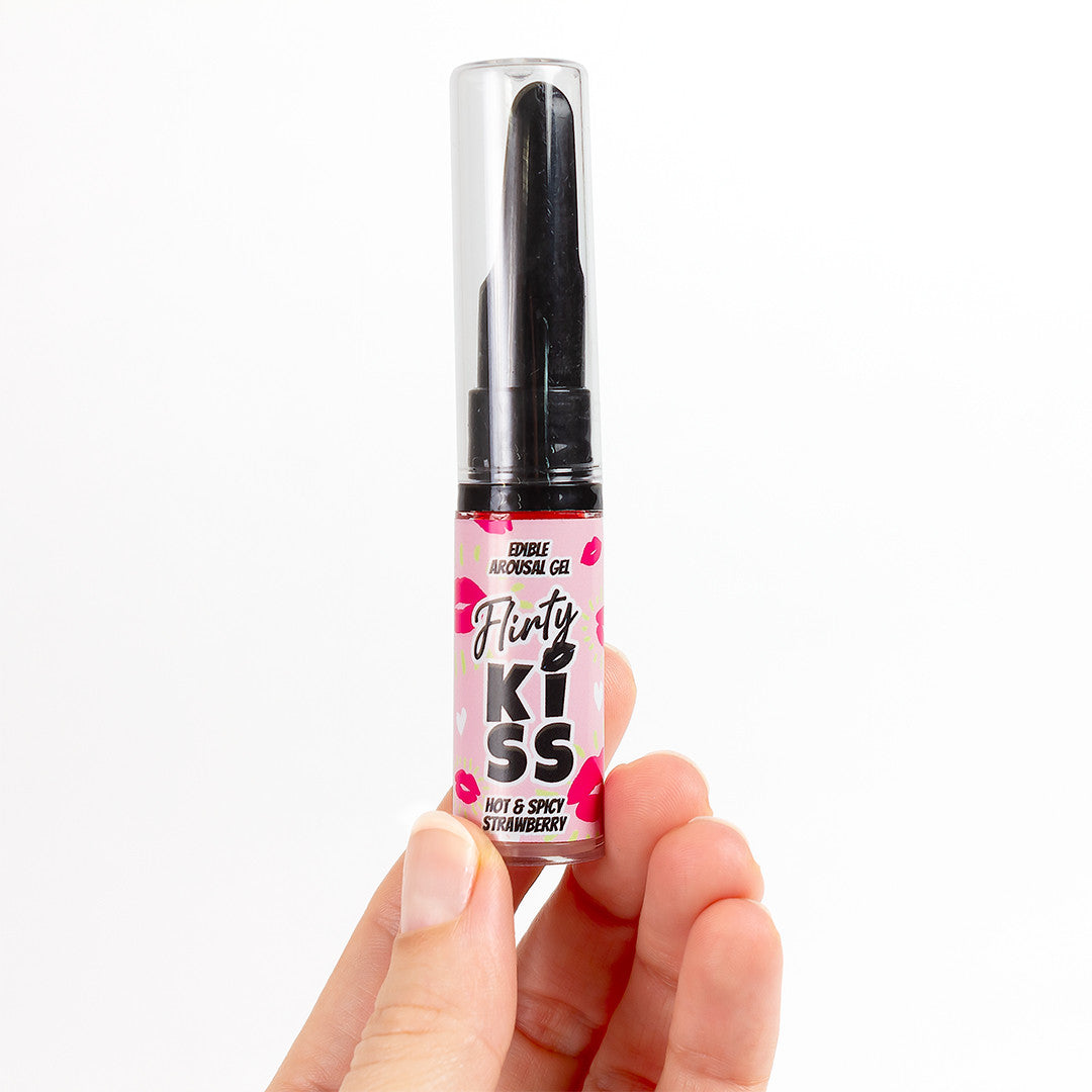 Flirty Kiss - Gels pour sex oral fraise et menthe