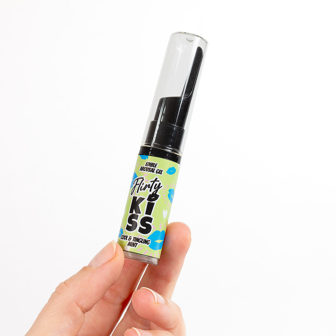 Flirty Kiss - Gels pour sex oral fraise et menthe