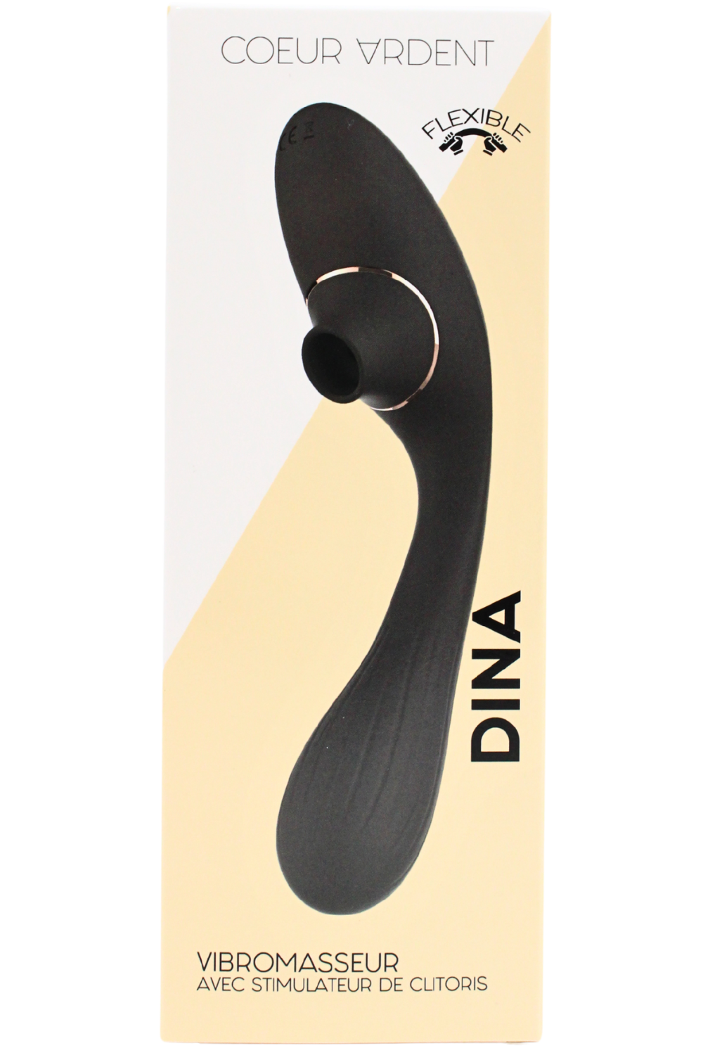 Stimulateur Clitoridien Vibromasseur Point G 2-en-1 DINA